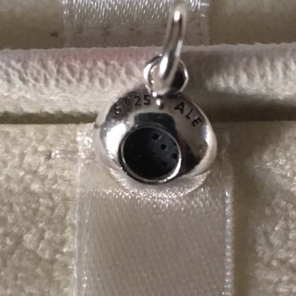 Auth. Pandora Signature Pave CZ Dangle Charm NWOT - Picture 6 of 7